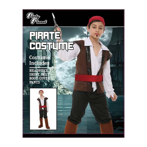 Costume Boy Pirate Large 7-8 yrs old
