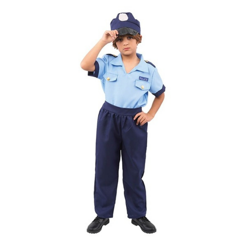 Boys Policeman Costume – X-Large Size for Ages 9–10