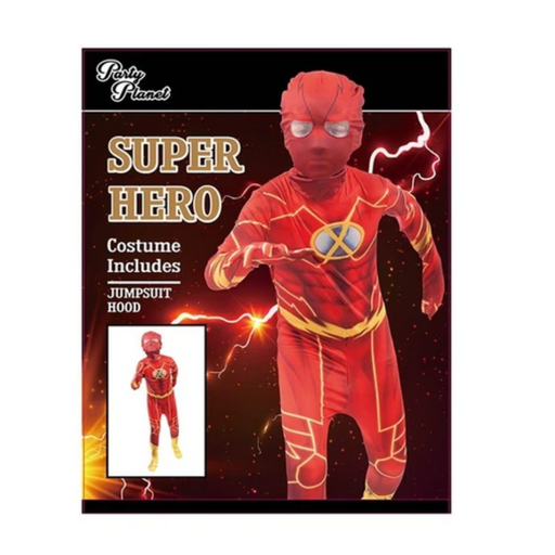 Flash Costume Boys Large 7–8 yrs 