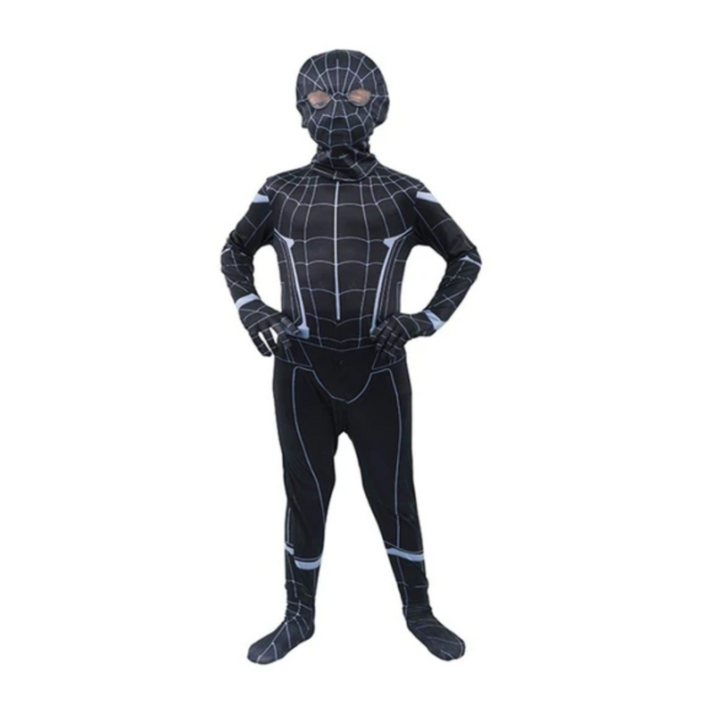 Black spider-themed costume