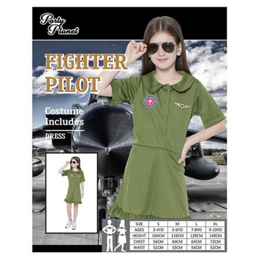 Costume Fighter Pilot XLarge 9-10 yrs old