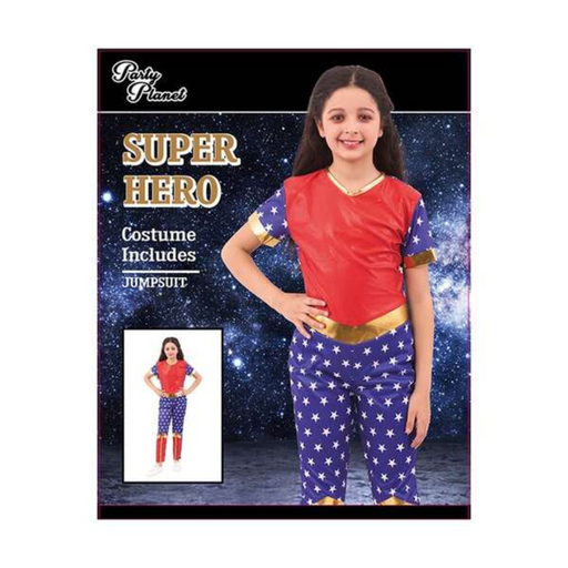 Costume Girl Hero Large 7-8 yrs old