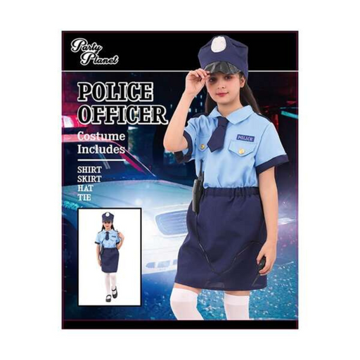 Costume Girl Policewoman Large 7-8 yrs old