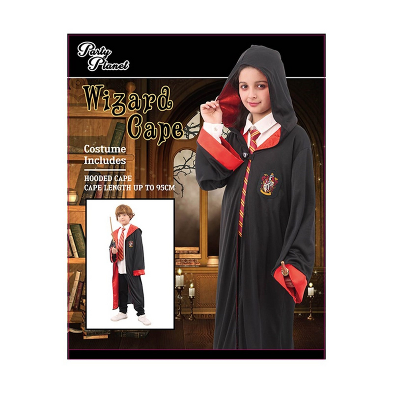 Costume Gryffindor House Cape Cape Length 95Cm