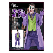 Men’s Joker Costume Large – Purple Jacket, Vest, and Pants for Halloween or Cosplay