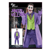Joker Costume Medium – Men’s Purple Jacket, Vest, and Pants for Halloween or Cosplay