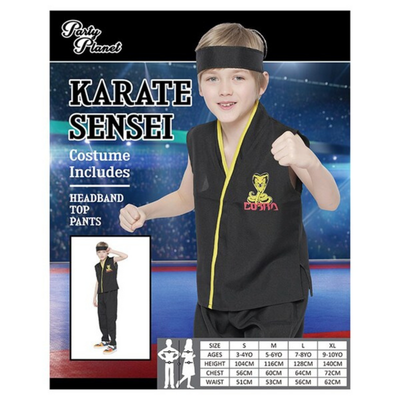 Costume Karate Kid Large 7-8 yrs old