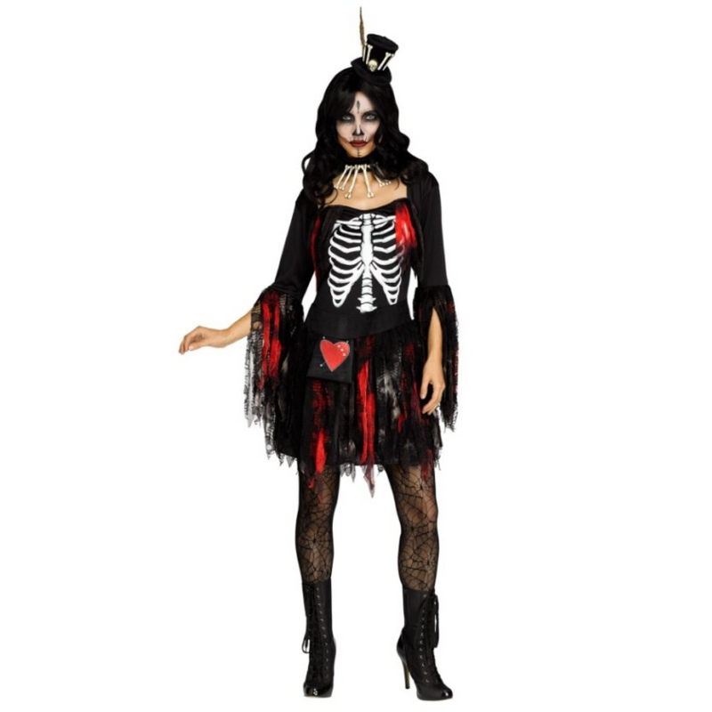 Costume Skeleton Day Of The Dead Ladies