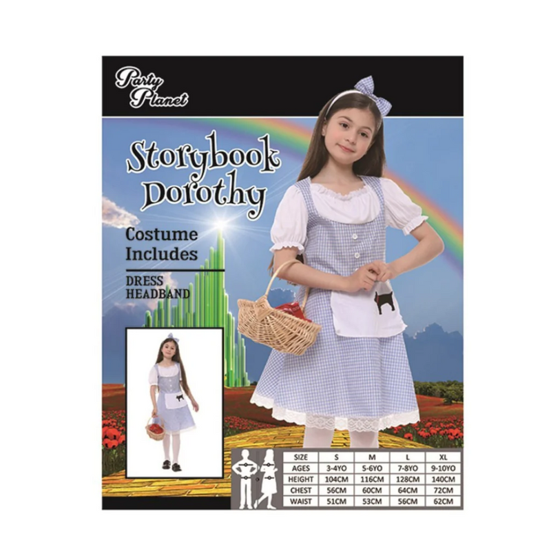 Costume Storybook Dorothy Large 7-8 yrs old