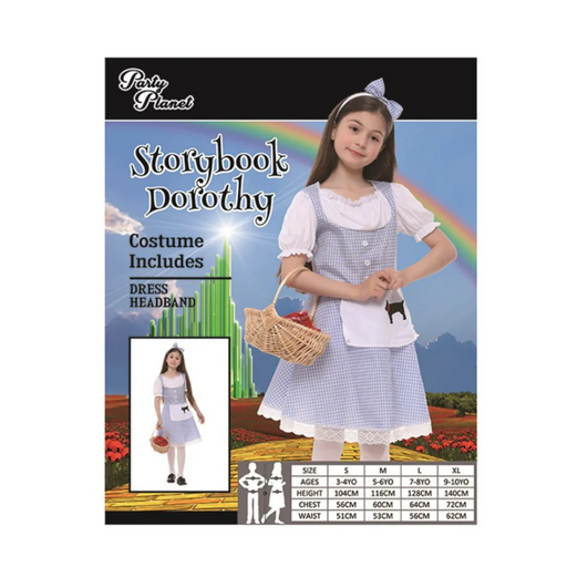 Costume Storybook Dorothy Large 7-8 yrs old
