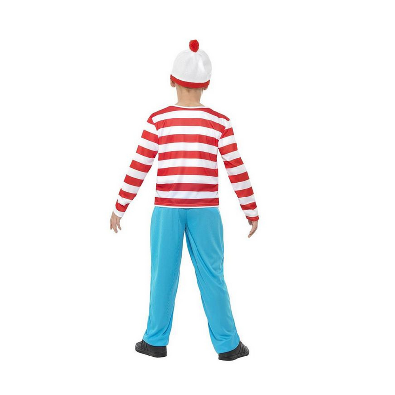 Costume Wheres Wally Shirt Large 8-10 yrs old