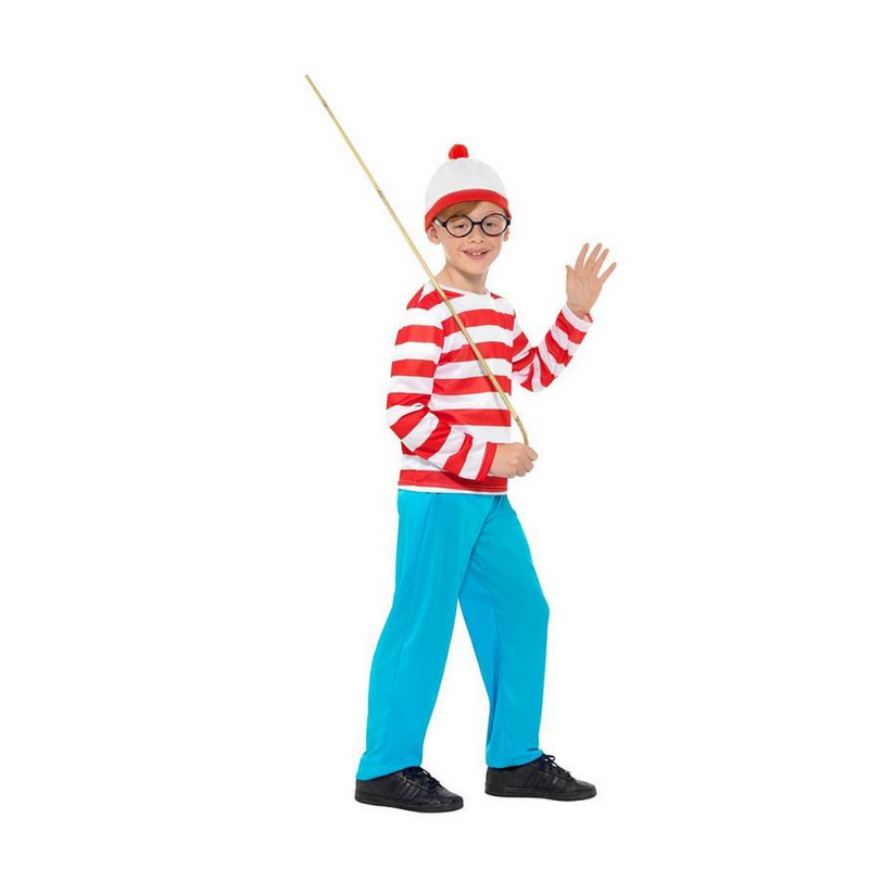 Costume Wheres Wally Shirt XX-Large 12-14 yrs old