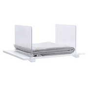 CRYSTAL SHELF DIVIDERS 2PC 28X20.5X3CM