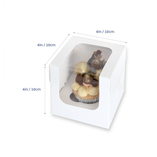 Cupcake Box 1 Cavity 4x4x4in