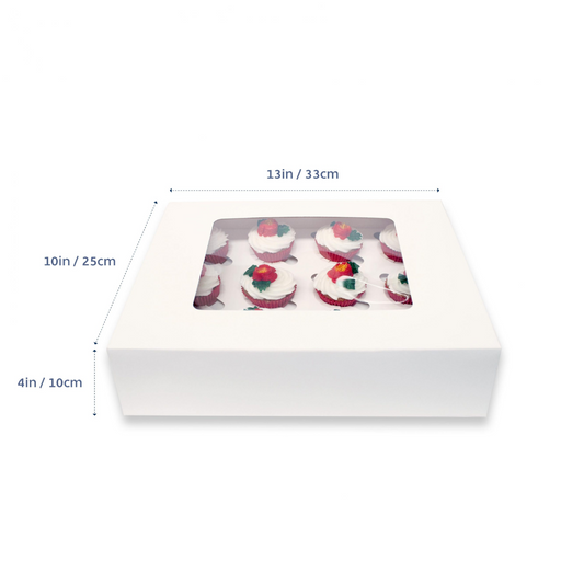 Cupcake Box 12 Cavity 13x10x4in