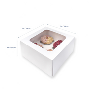 Cupcake Box 4 Cavity 7x7x4in