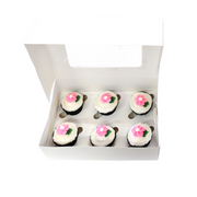 Cupcake Box 6 Cavity 9.5x6.5x4in