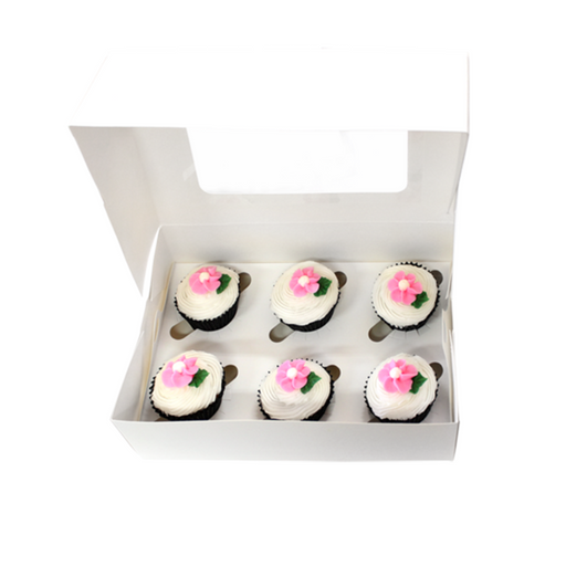 Cupcake Box 6 Cavity 9.5x6.5x4in