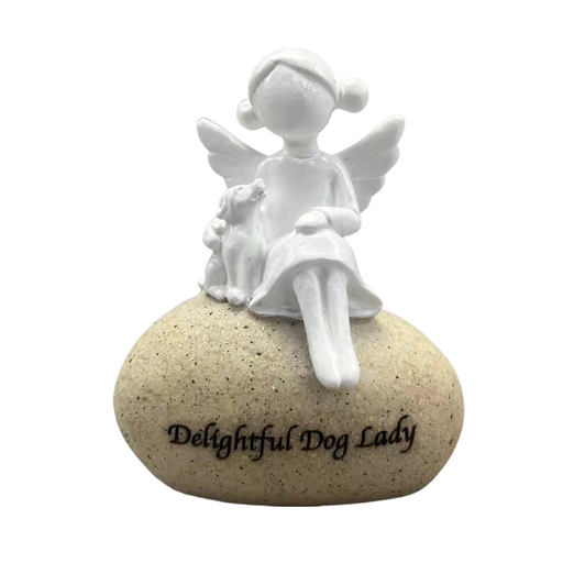 Delightful Dog Lady 7x4x8