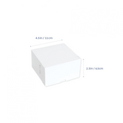 Donut Box 1 Cavity 11x11x6.5Hcm