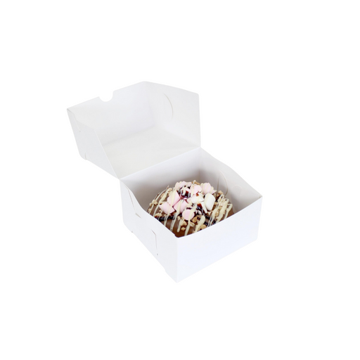 Donut Box 1 Cavity 11x11x6.5cm Single Donut Packaging