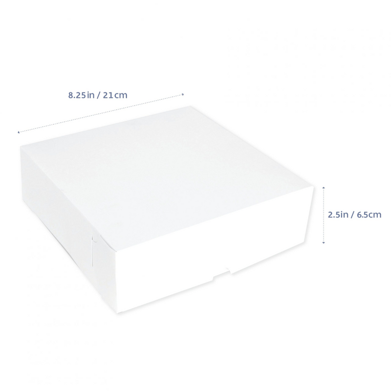 Donut Box 4 Cavity 21x21x6.5cm – Holds Four Donuts Securely

