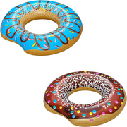 Doughnut Swim Ring 107cm 2 assorted inflatable pool floats