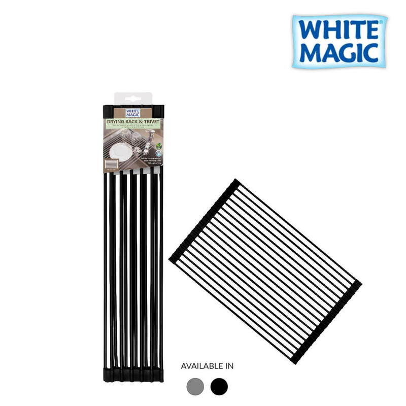 Drying Rack and Trivet - BLACK White Magic