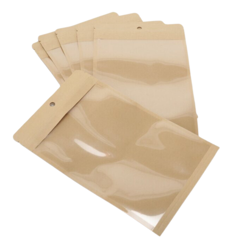 Bags Eco Resealable 15cm x 24.5cm 6pk