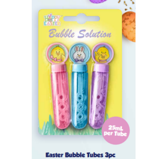 Easter Bubble Tubes 3Pc