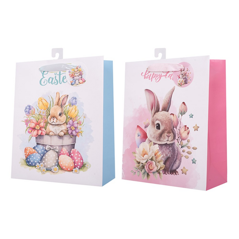 Easter Bunny Gift Bag 2 Assorted 