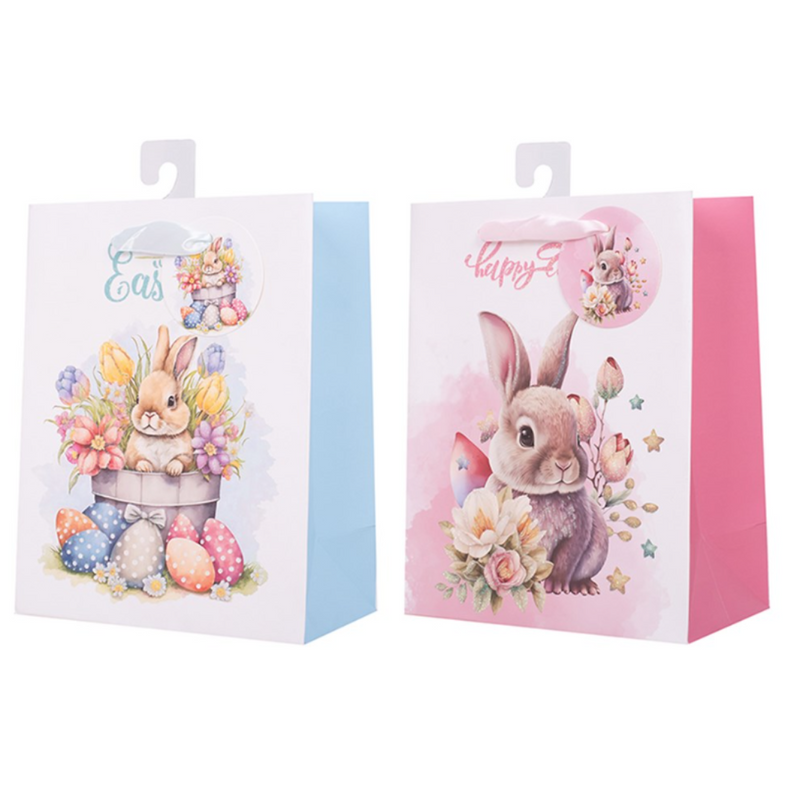 Easter Bunny Gift Bag Med 2 Assorted