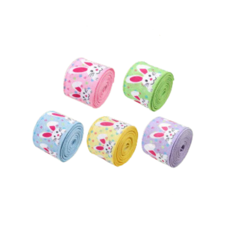 Easter Bunny Ribbon 63Mm X 2.7M Assorted