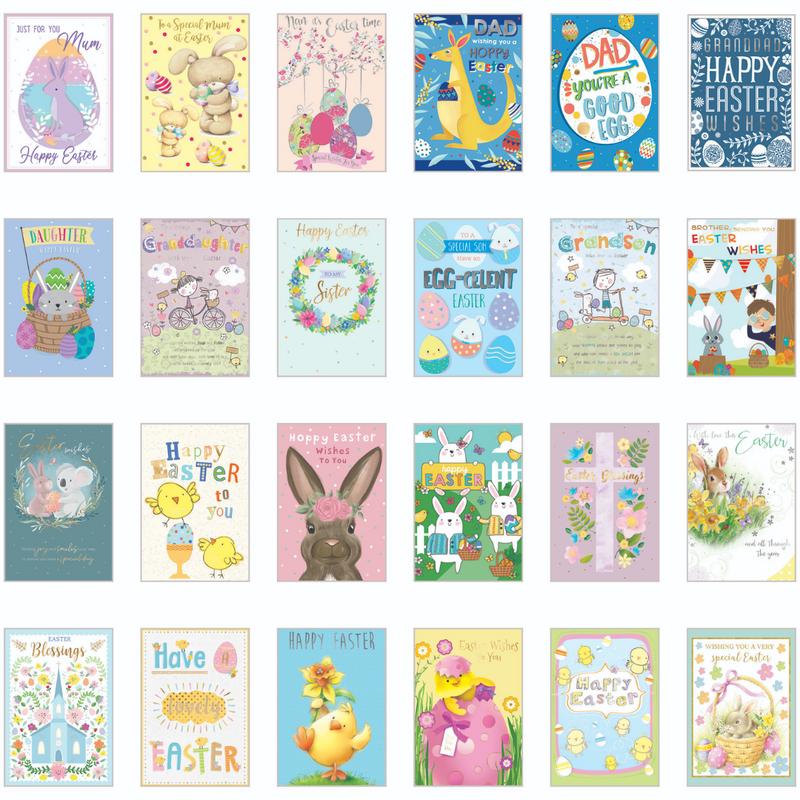 Easter Card Loose Deluxe Assorted
