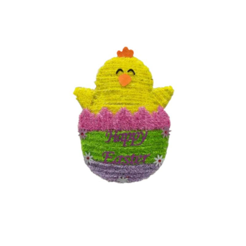 Easter Chick Tinsel Plaque