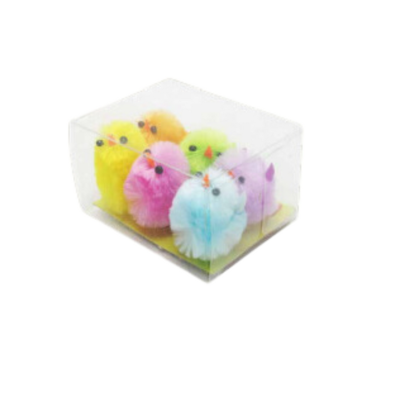 Easter Chicks 6Pk Rainbow