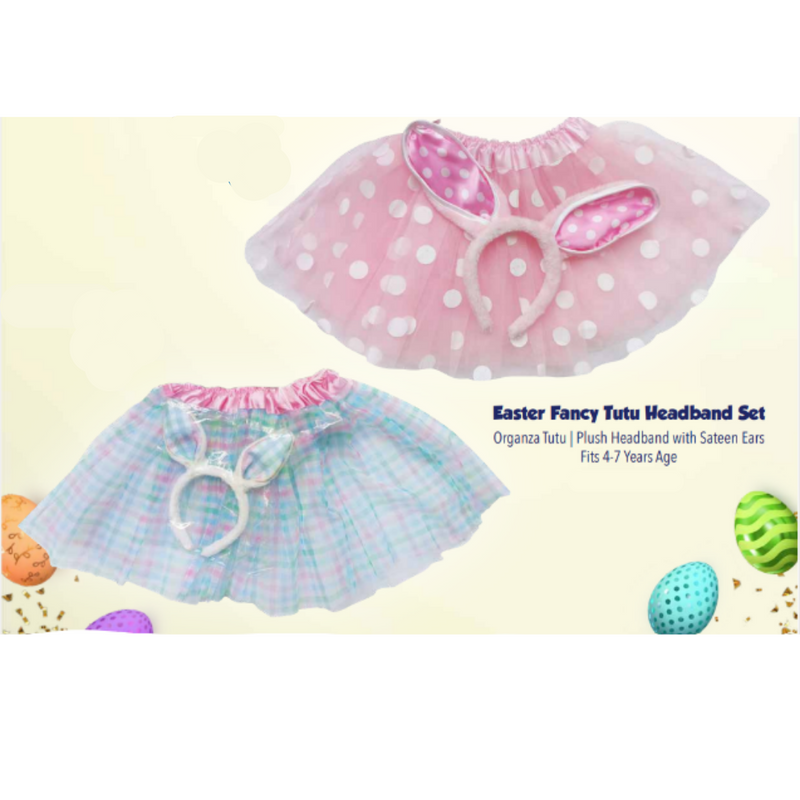Easter Fancy Tutu Headband Set Assorted