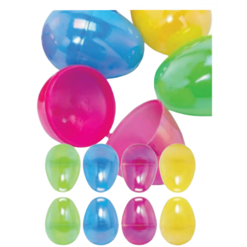Easter Fillable Eggs 8pk Iridescent