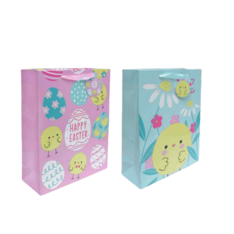 Easter Giftbag Chicks Lge Asst