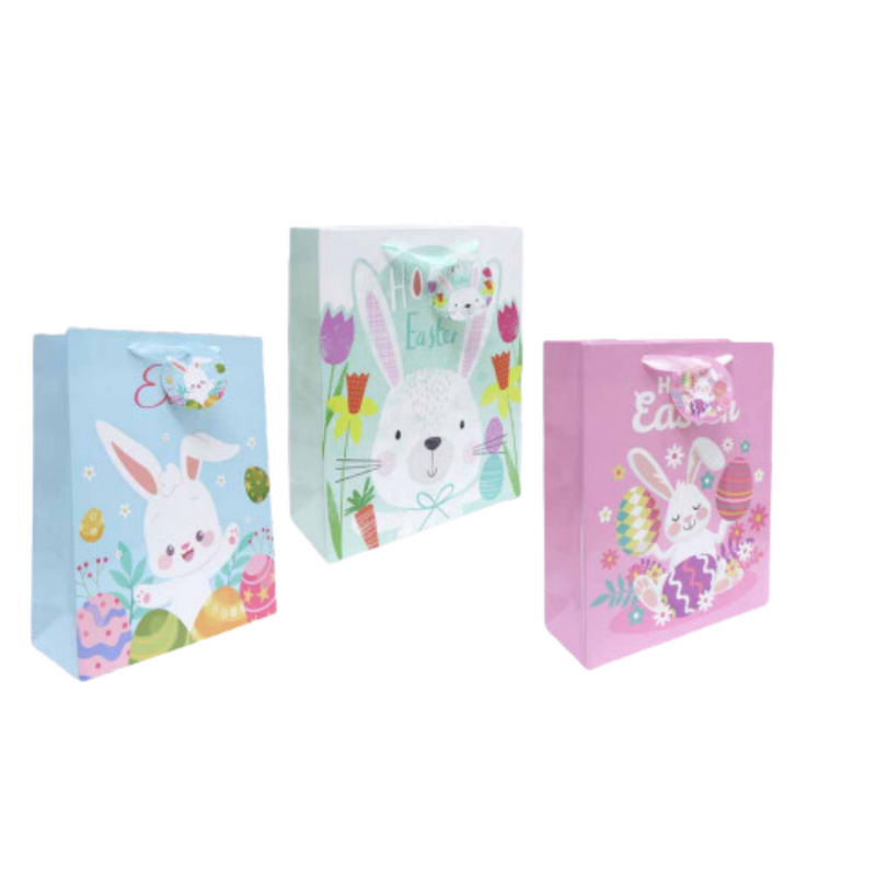 Easter Giftbag Cute Bunny Large Assorted