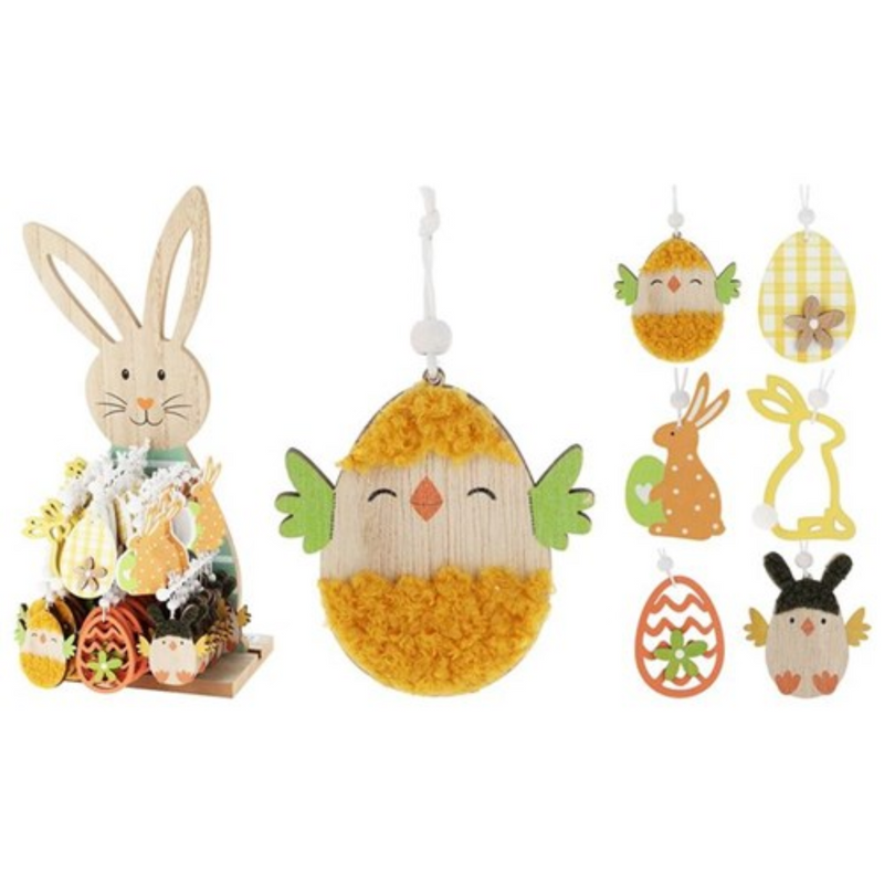 Easter Hang Deco Traditional Color Assorted