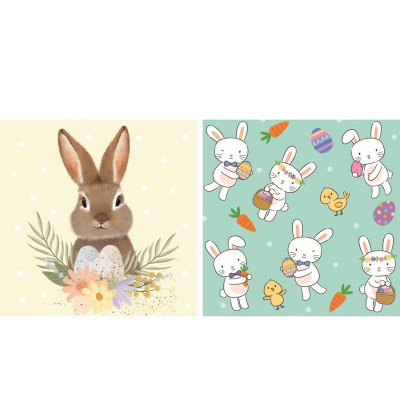 Easter Mix Napkin Lunch 16Pk Assorted