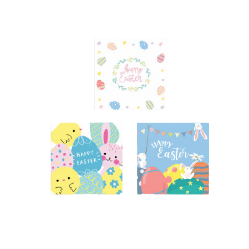 Easter Napkins 20pk Assorted