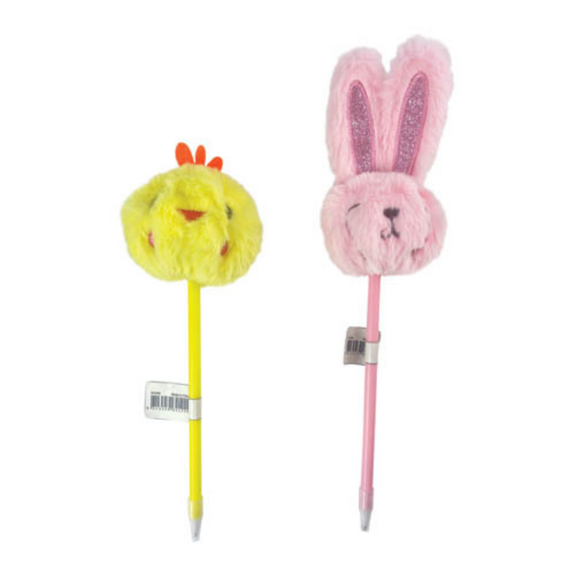 Easter Pen Pompom Chick Rabbit Assorted