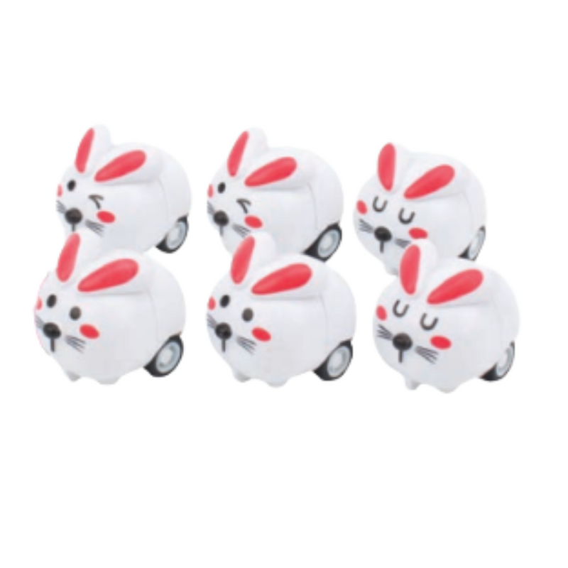 Easter Pullback Bunny Car 6pk