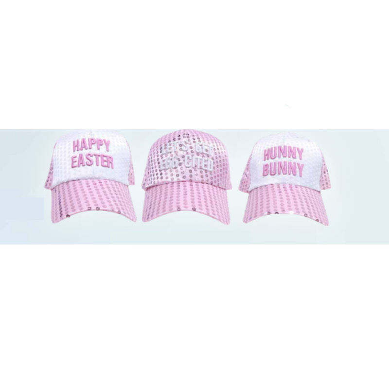 Easter Sequins Baseball Cap Assorted