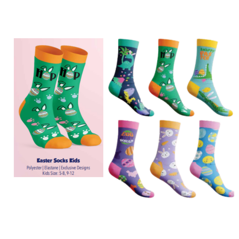 Easter Socks Kids Assorted
