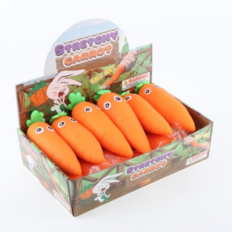 Easter Squeeze & Stretch Toy Carrot From 16cm