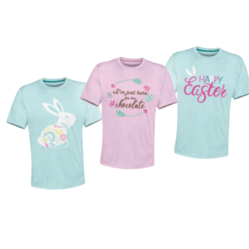 Easter T Shirt Ladies Assorted
