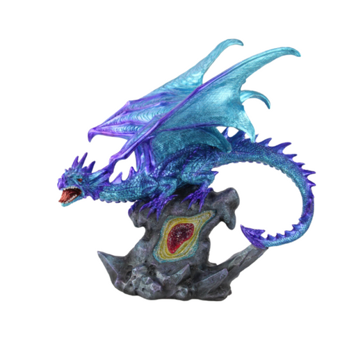 Electric Blue Dragon with Light 40cm